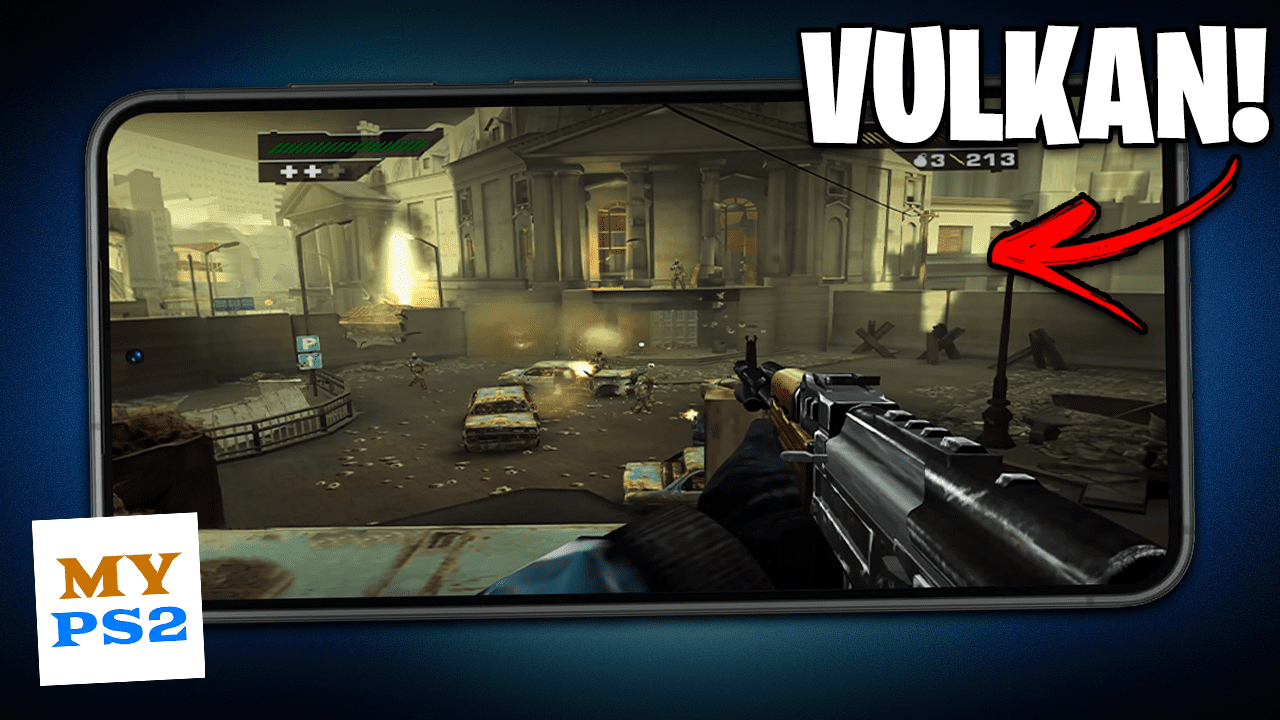 MyPS2 com VULKAN rodando com MAIS FPS! | JOGOS DE PS2 NO ANDROID | Emulador de PS2 para ANDROID!