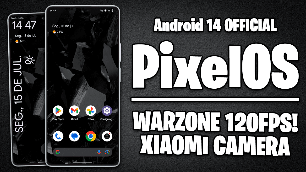 ROM PixelOS com ANDROID 14 rodando COD WARZONE em 120FPS! | POCO F5, POCO F6 e VÁRIOS SMARTPHONES!