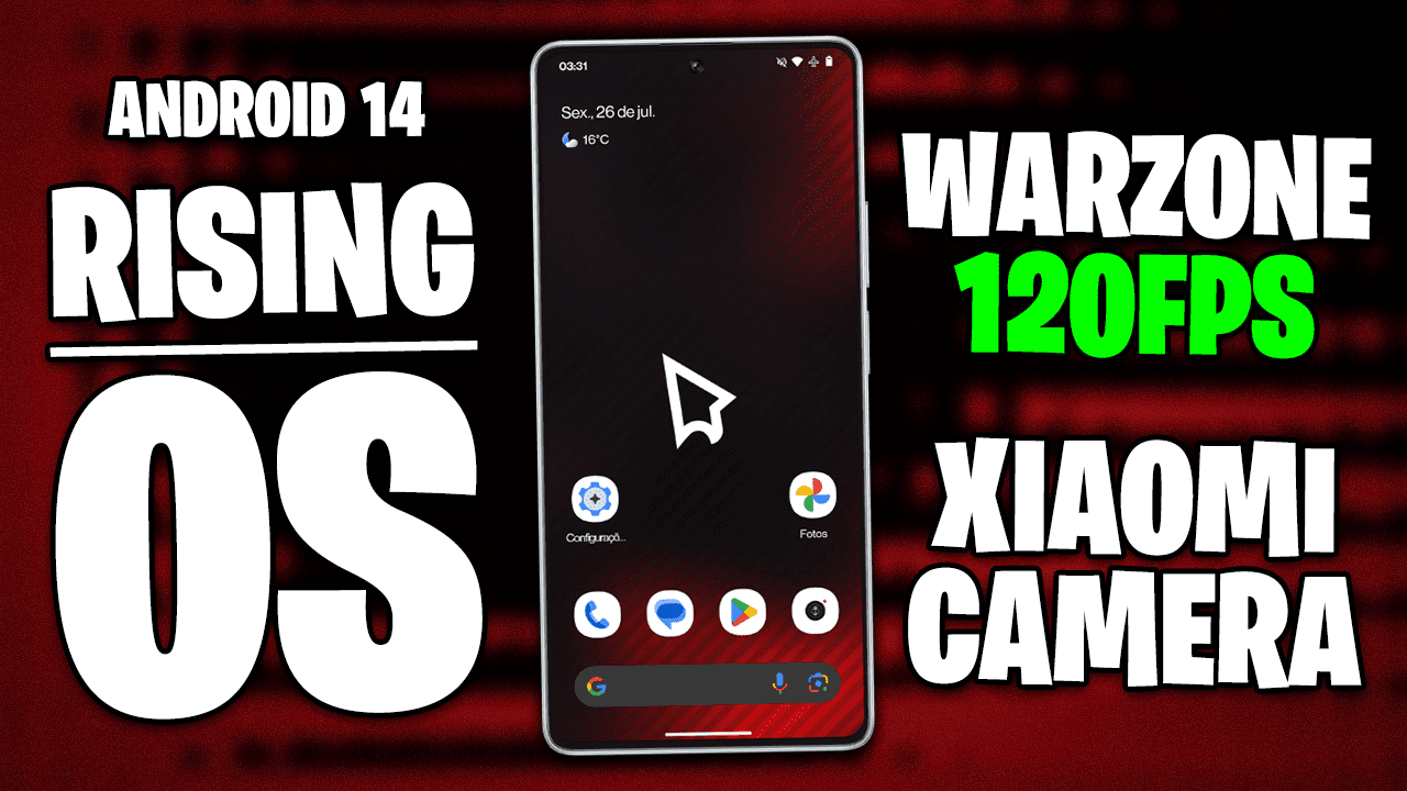 ESSA CUSTOM ROM RODA WARZONE MOBILE EM 120FPS! | RisingOS v4.1 ANDROID 14 | Xiaomi, Poco, Samsung…