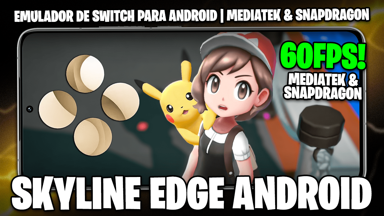 O MELHOR EMULADOR DE SWITCH PARA GPUs MALI no ANDROID? | Skyline Edge com PERFORMANCE em MEDIATEK