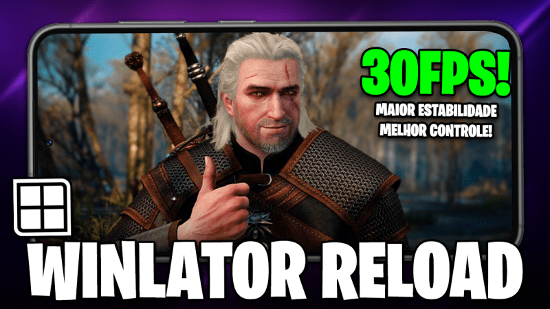 WINLATOR RELOAD rodando GTA 5, THE WITCHER 3, NEED FOR SPEED com MAIOR PERFORMANCE e ESTABILIDADE!