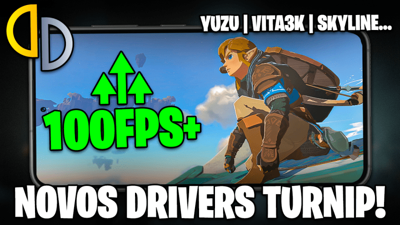 NOVOS DRIVERS DE GPU MELHORAM A PERFORMANCE EM VÁRIOS EMULADORES! | DRIVER TURNIP 24.2.0 PARA ADRENO