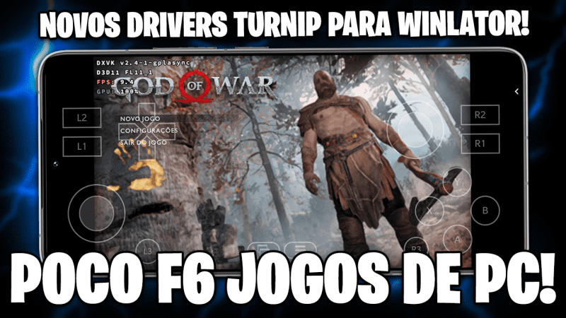 POCO F6 RODANDO JOGOS DE PC NO WINLATOR GLIBC! | NOVOS DRIVERS DE GPU PARA WINLATOR!