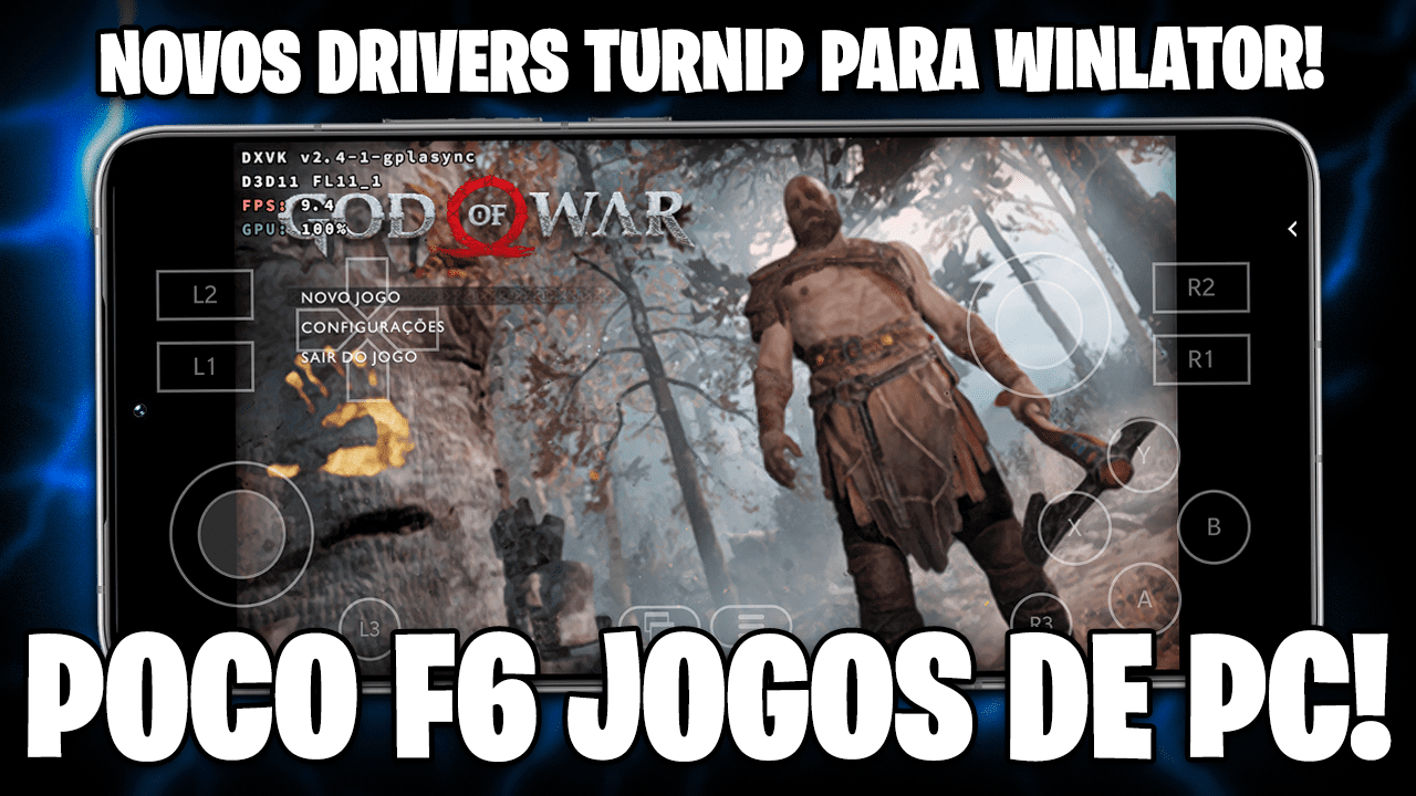 POCO F6 RODANDO JOGOS DE PC NO WINLATOR GLIBC! | NOVOS DRIVERS DE GPU PARA WINLATOR!