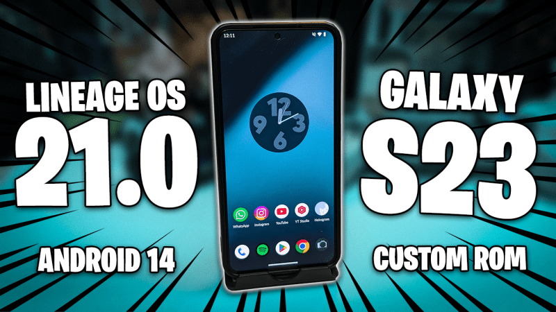 A PRIMEIRA CUSTOM ROM PARA O GALAXY S23! | PERFORMANCE INCRÍVEL E BAIXO USO DE RAM | Lineage OS 21.0