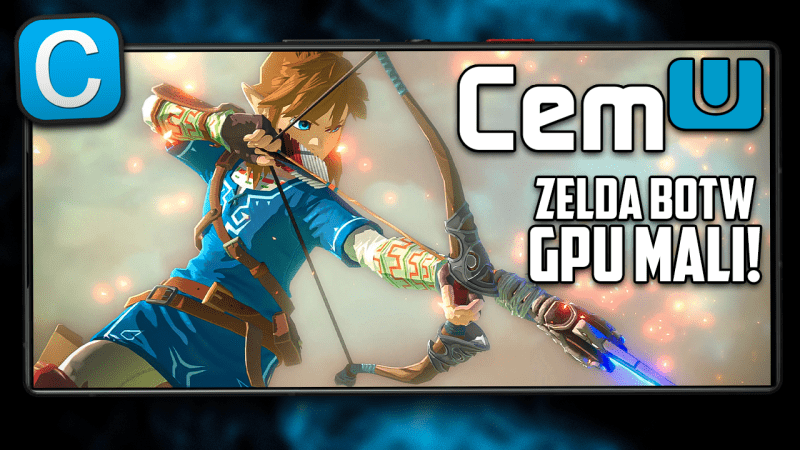 NOVA VERSÃO DO CEMU PARA ANDROID ABRINDO ZELDA BOTW EM GPU MALI! | Wii U Emulator ANDROID