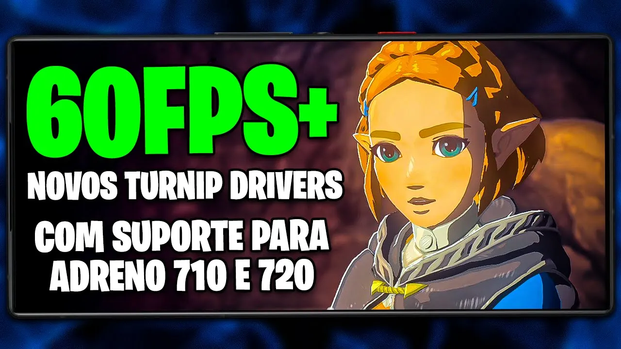 NOVOS DRIVERS TURNIP COM SUPORTE A ADRENO 710 E MAIS FPS NOS JOGOS! | Turnip Snapdragon 7S Gen 2
