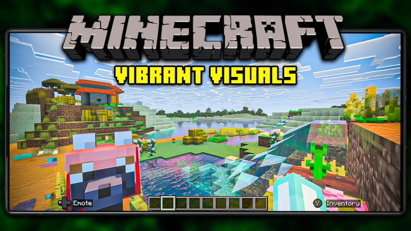 MINECRAFT BEDROCK COM SHADERS NO CELULAR? | MINECRAFT VISUAIS VIBRANTES NO ANDROID!