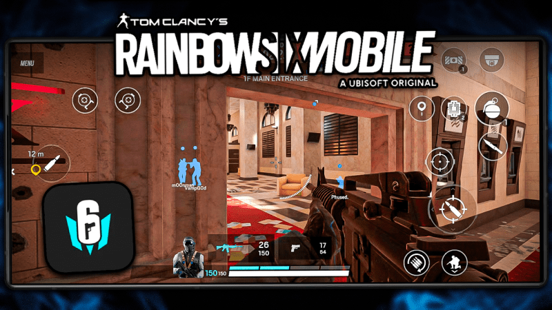FINALMENTE SAIU RAINBOW SIX MOBILE PARA CELULAR! | RODANDO LISO EM QUALQUER CELULAR?