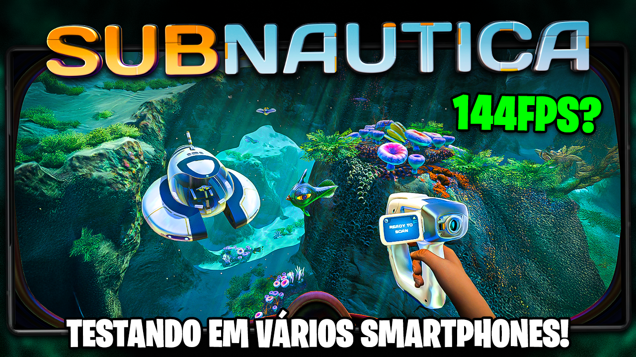 SAIU SUBNAUTICA MOBILE PRA CELULAR! | RODA LISO EM QUALQUER CELULAR?