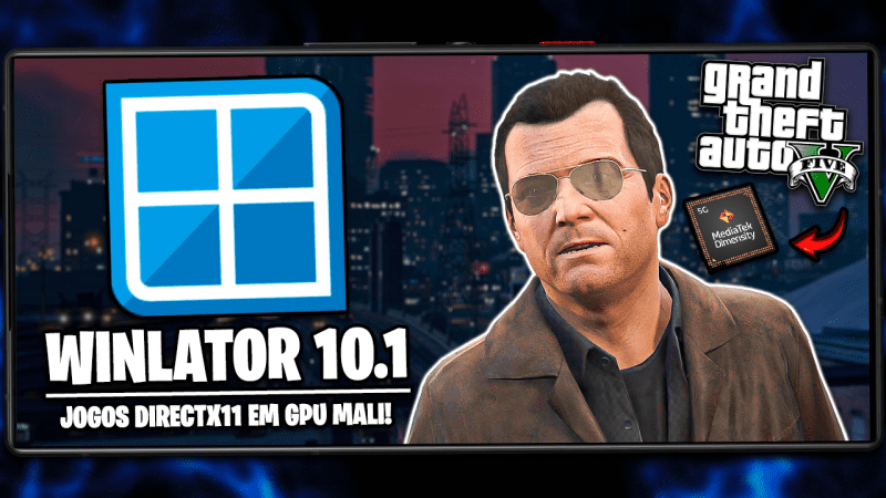 O WINLATOR FINALMENTE ATUALIZOU! RODANDO GTA 5 EM MEDIATEK E MAIS JOGOS! Winlator v10.1 PC EMULATOR