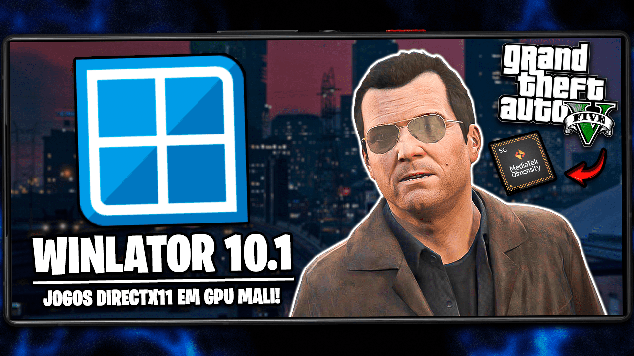 O WINLATOR FINALMENTE ATUALIZOU! RODANDO GTA 5 EM MEDIATEK E MAIS JOGOS! Winlator v10.1 PC EMULATOR