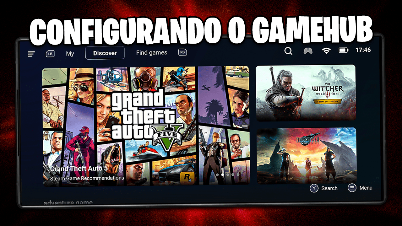 EMULADOR DE PC NO CELULAR EM 5 MINUTOS! COMO CONFIGURAR O GAMEHUB NO ANDROID!