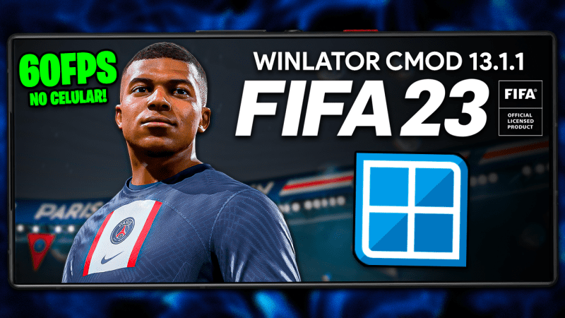 FINALMENTE! FIFA 23 DE PC RODANDO NO CELULAR! | COMO JOGAR FIFA 23 NO CELULAR!