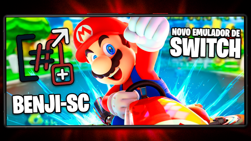 O INCRÍVEL NOVO EMULADOR DE SWITCH BENJI-SC! | SALVAÇÃO PARA MEDIATEK! RODANDO JOGOS!