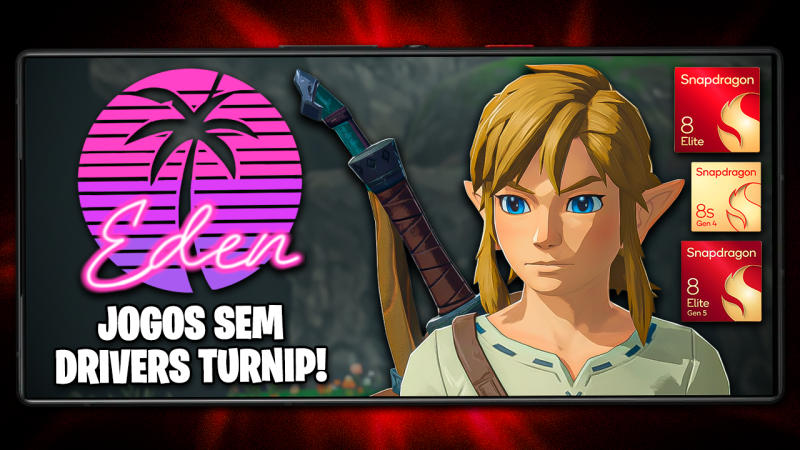 A MAIOR E MELHOR ATUALIZAÇÃO DO EDEN EMULATOR! | RODANDO JOGOS SEM DRIVER NO SNAPDRAGON 8 ELITE!
