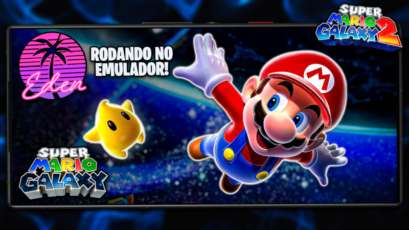 SUPER MARIO GALAXY 1 + 2 TÁ RODANDO BEM NOS CELULARES?