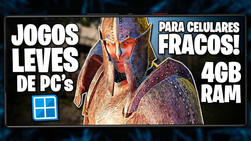 JOGOS LEVES DE PC PARA RODAR EM CELULARES FRACOS NO WINLATOR!