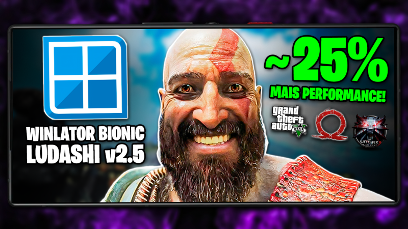 O INCRÍVEL WINLATOR BIONIC LUDASHI v2.5 | MAIS PERFORMANCE NOS JOGOS DE PC | COM FRAME GENERATION!