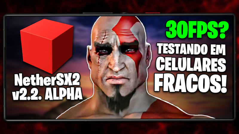 NOVA ATUALIZAÇÃO DO NETHERSX2 v2.2 ALPHA! | MELHOR FPS EM CELULARES FRACOS! | NetherSX2 PS2 EMULATOR