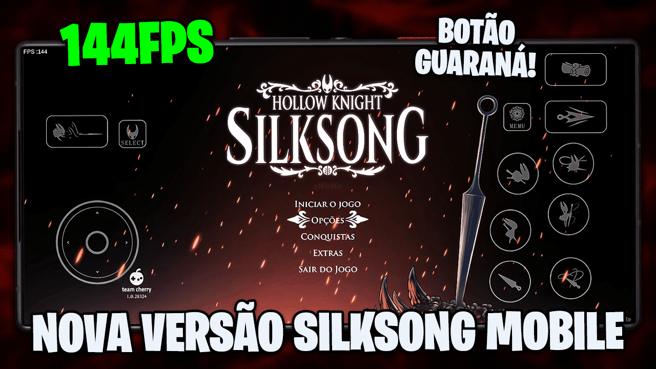NOVA VERSÃO DO HOLLOW KNIGHT SILKSONG PARA ANDROID COM MAIS BOTÕES E OTIMIZAÇÃO!