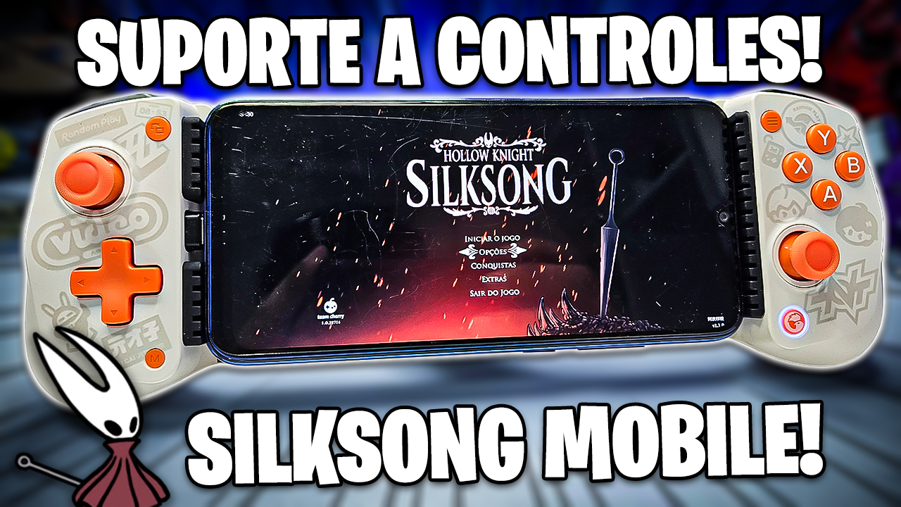 NOVA VERSÃO DO HOLLOW KNIGHT SILKSONG PARA ANDROID COM SUPORTE A CONTROLES! RODANADO ATÉ EM BATATA!