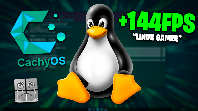 WINDOWS 11 vs LINUX EM JOGOS! | TESTEI O “LINUX GAMER” NO NOTEBOOK | CachyOS Gaming Linux