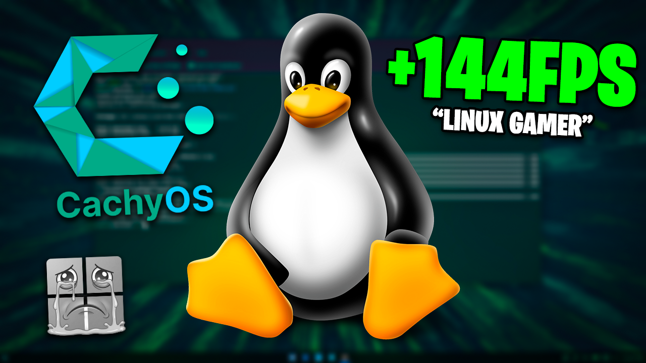 WINDOWS 11 vs LINUX EM JOGOS! | TESTEI O “LINUX GAMER” NO NOTEBOOK | CachyOS Gaming Linux