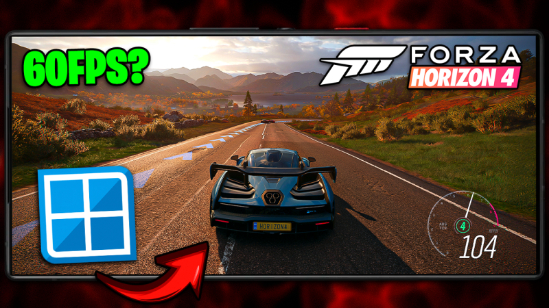 INCRÍVEL!! FORZA HORIZON 4 FINALMENTE RODANDO NO CELULAR!