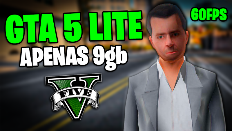 FIZERAM UM GTA 5 LITE PRA CELULARES FRACOS! | GTA 5 LITE 9GB!! | RODOU LISO?