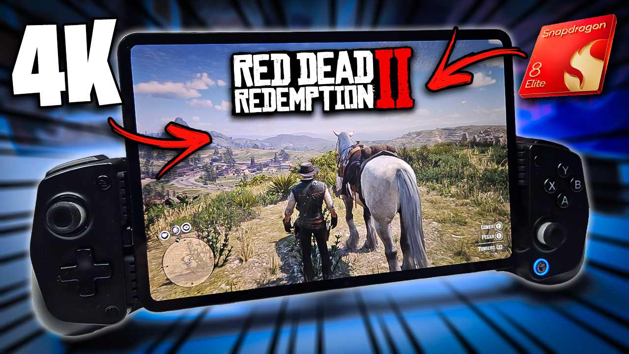 RODANDO RED DEAD REDEMPTION 2 EM 4K NO SNAPDRAGON 8 ELITE! | NOVOS DRIVERS TURNIP 8 ELITE