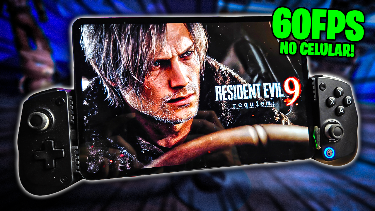 INCRÍVEL!!! RESIDENT EVIL 9 REQUIEM RODANDO LISO NOS CELULARES PELO GAMEHUB!!!