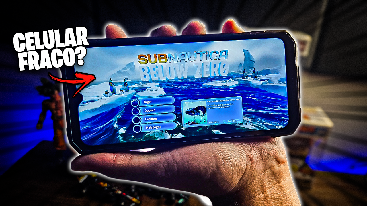 SUBNAUTICA BELOW ZERO MOBILE FOI LANÇADO! | RODANDO LISO NO CELULAR?
