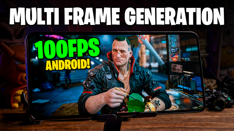 CYBERPUNK 2077 RODANDO A 100FPS NO CELULAR? | WINLATOR MULTI FRAME GENERATION MOD