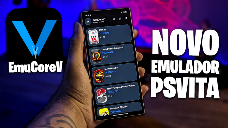 NOVO EMULADOR DE PSVITA CHEGOU! | EmuCoreV | AGORA VAI?
