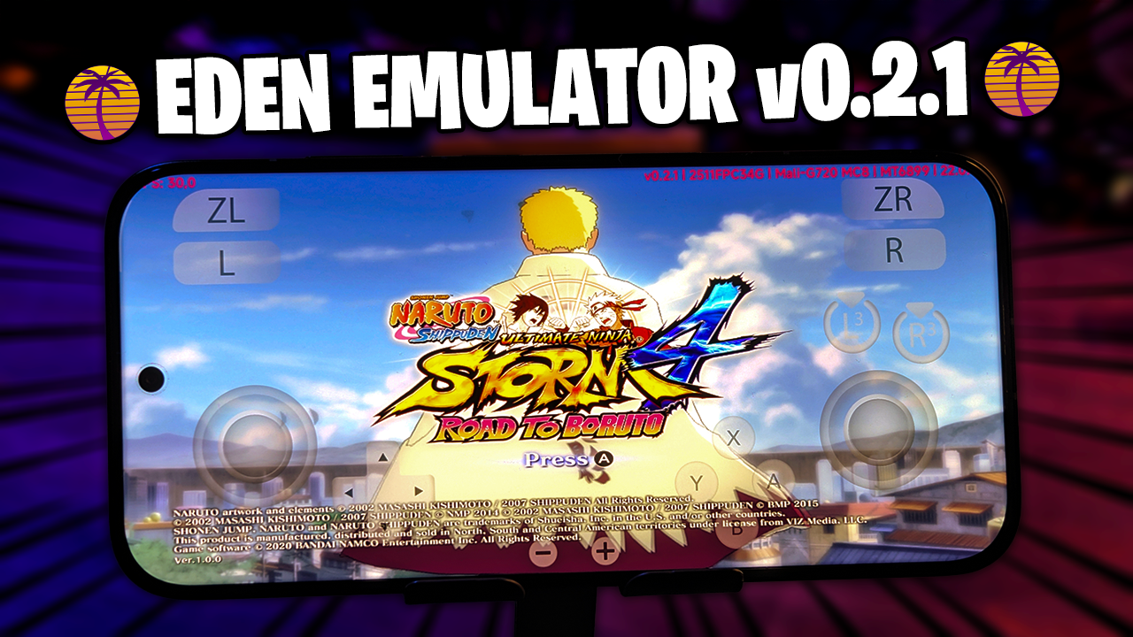 EDEN SWITCH EMULATOR ATUALIZOU CORRIGINDO BUGS! | MAIS PERFORMANCE | EDEN EMULATOR 0.2.1