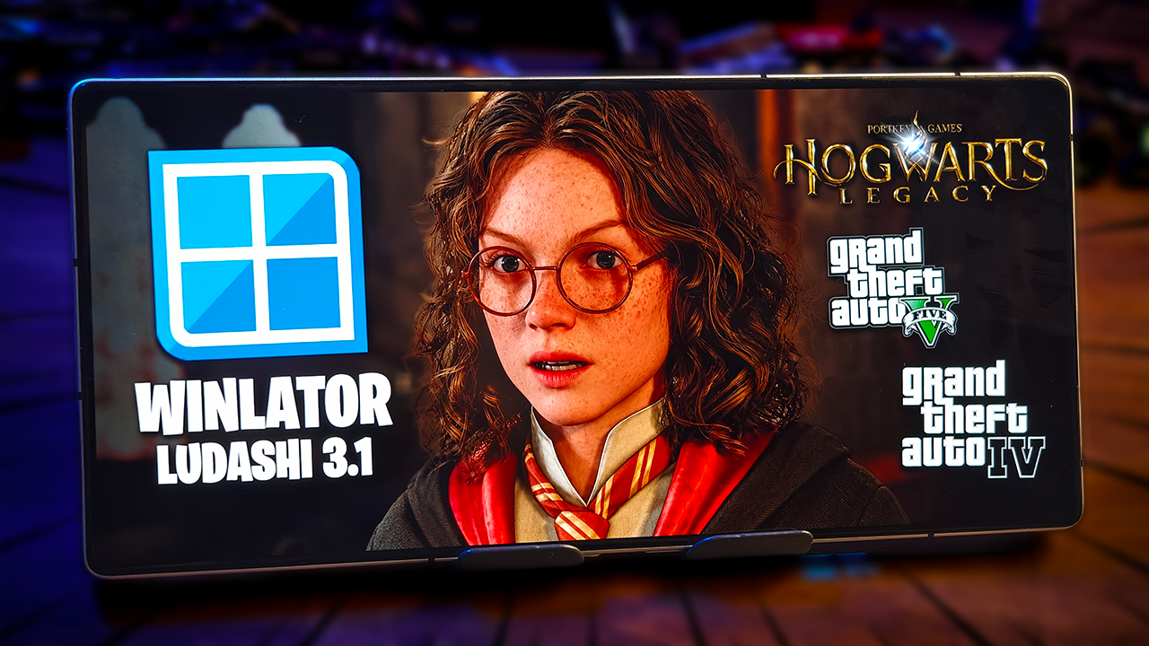 WINLATOR LUDASHI v3.1 | HOGWARTS LEGACY RODANDO, GPU MALI ABRINDO MAIS JOGOS E CELULAR FRACO!