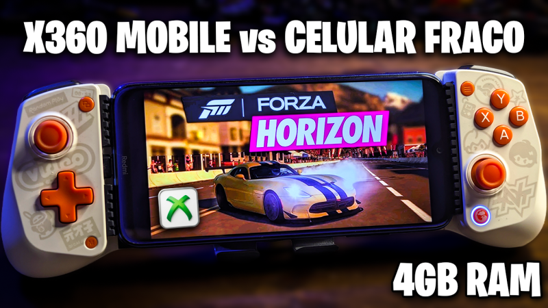 X360 MOBILE contra CELULARES FRACOS! | NOVA VERSÃO DO EMULADOR DE XBOX 360 PARA ANDROID