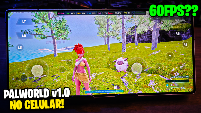PALWORLD v1.0 RODANDO BEM NO CELULAR? | PALWORLD 1.0 GAMEHUB