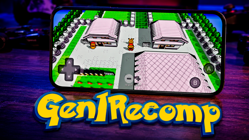 FIZERAM POKÉMON RECOMPILED PARA CELULAR! | Gen1Recomp