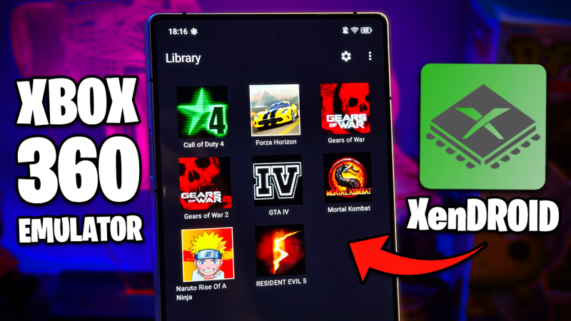MAIS UM??? XENDROID NOVO EMULADOR DE XBOX 360 PRA CELULAR!