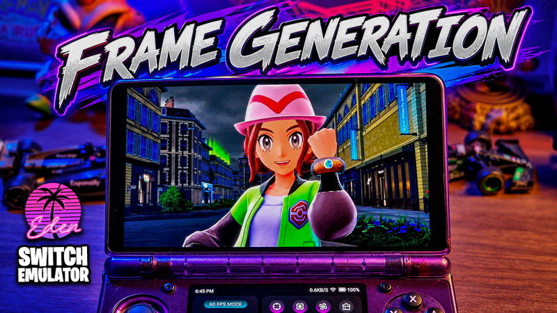 FRAME GENERATION CHEGOU NO EMULADOR DE SWITCH! | EDEN EMULATOR FRAME GENERATION!