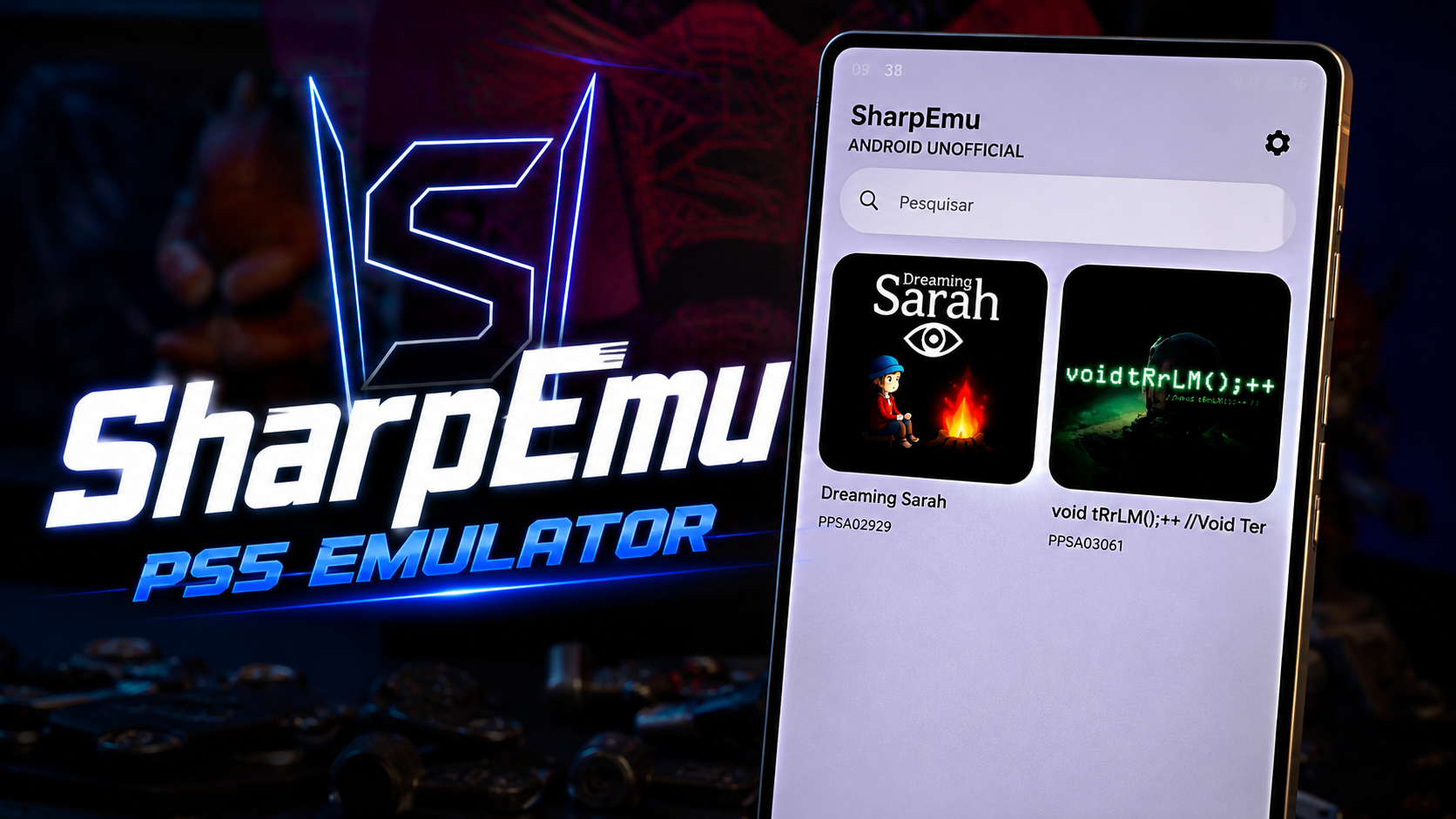 EMULADOR DE PLAYSTATION 5 CHEGOU NO ANDROID KKKKKKKKKKK | SharpEmu PS5 EMULATOR