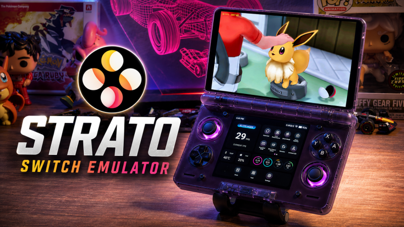 FIZERAM UMA NOVA BUILD DO STRATO SWITCH EMULATOR…