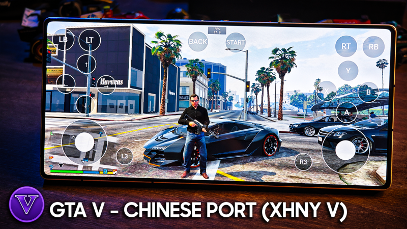 CONSERTARAM O GTA 5 PARA ANDROID DO CHINÊS? | GTA 5 XHNY V PORT