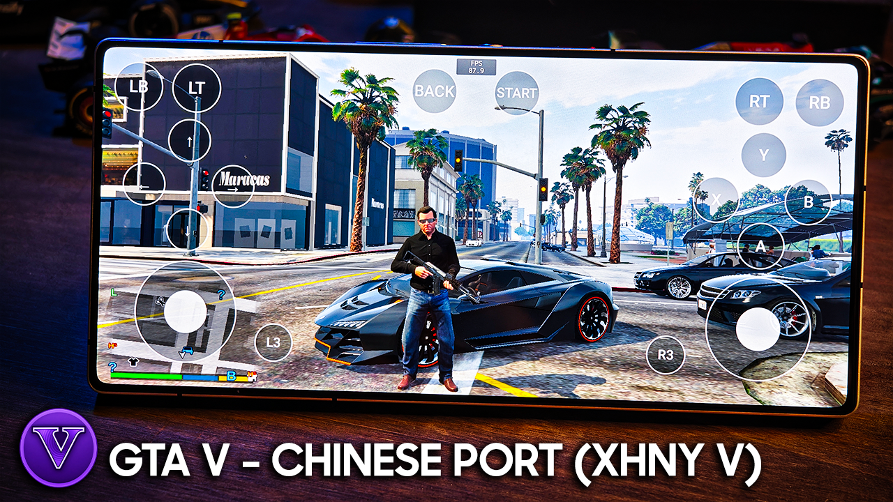 CONSERTARAM O GTA 5 PARA ANDROID DO CHINÊS? | GTA 5 XHNY V PORT