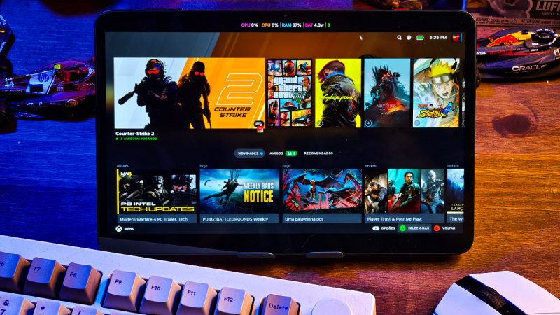 TRANSFORMEI MEU TABLET EM PC GAMER COM STEAM OS! | STEAM OS ANDROID