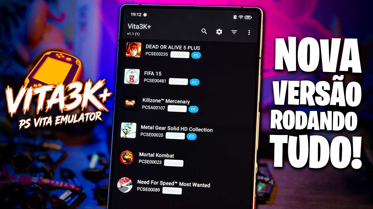 VITA3K PLUS ATUALIZOU! RODANDO TUDO NOS CELULARES! DEAD OR ALIVE 5, FIFA 15 E MUITO MAIS!