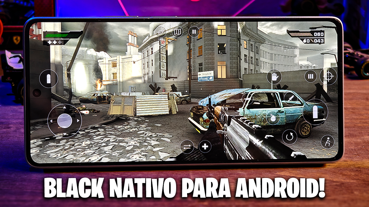 BLACK NATIVO PARA ANDROID! RODANDO LISO EM CELULAR FRACO!
