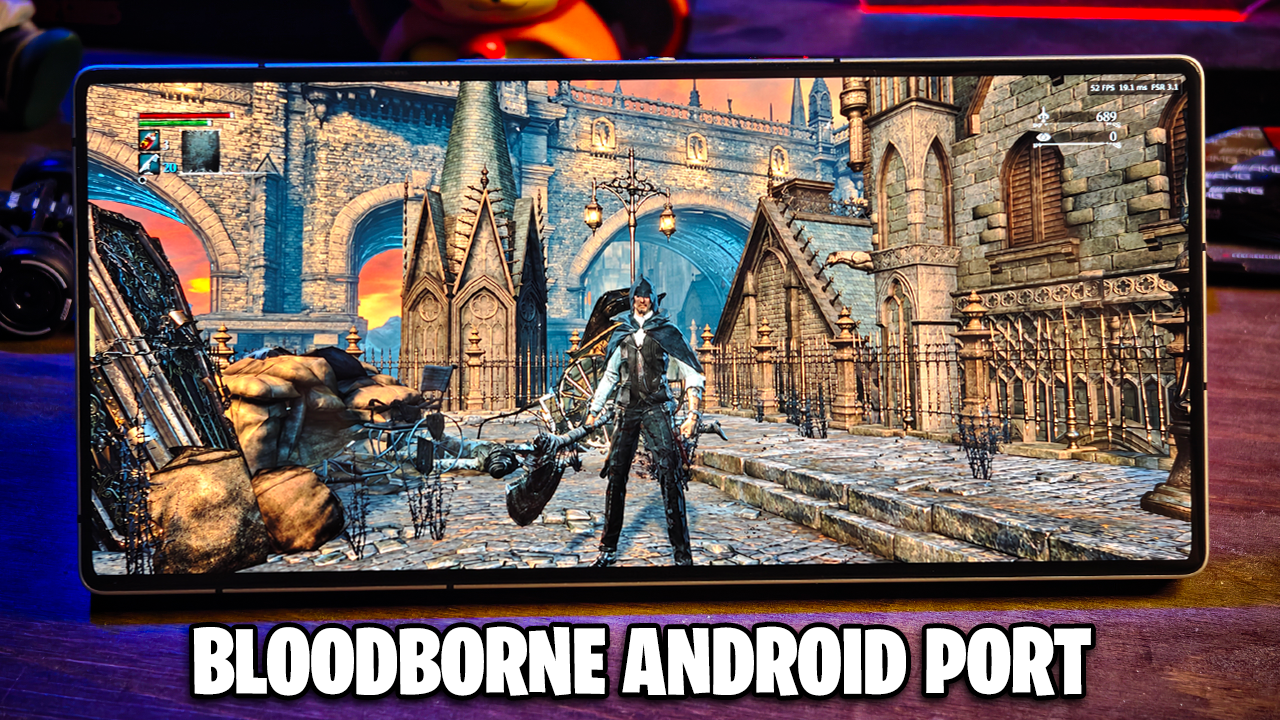 O PORT DE BLOODBORNE PARA ANDROID ESTÁ INCRÍVEL!!!